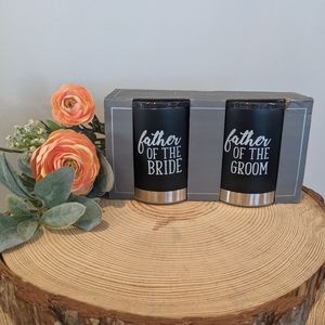Father of the bride and groom cups